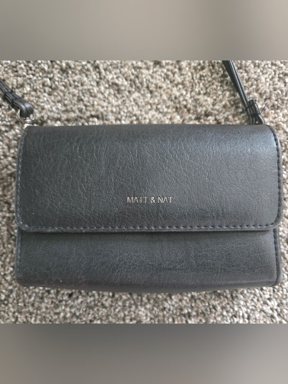 Matt & Nat Small Black Crossbody Purse